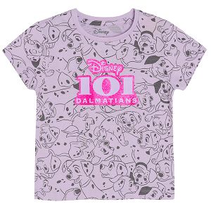 Violet 101 Dalmatians short sleeve T-shirt