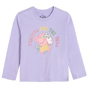 Peppa Pig violet long sleeve T-shirt