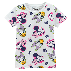 Minnie Mouse and Daidy Duck short sleeve T-shirt