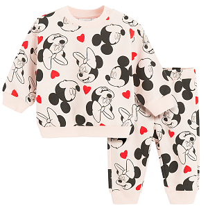 Mickey and Minnie Mouse jogging set, sweatshirt and pants