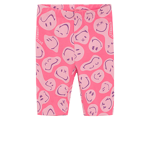 Smiley pink leggings