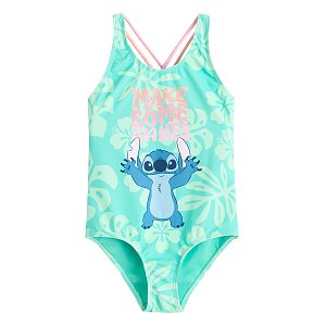 Μαγιό ολόσωμο πράσινο με στάμπα LILO & STITCH