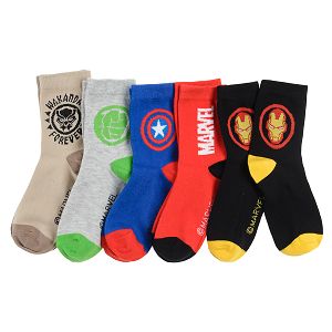 Κάλτσες 5 τμχ με θέμα Marvel