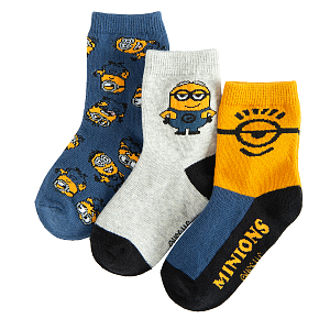 Minions socks- 3 pack