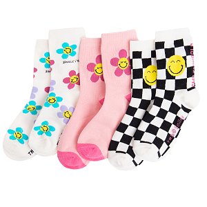 Smiley socks- 3 pack