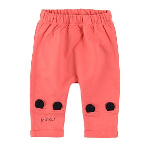 Red Mickey Mouse jogging pants