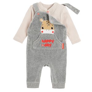 Fisher Price clothing set dungarees and bodysuit