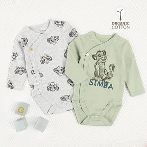 Simba long sleeve bodysuits - 2 pack