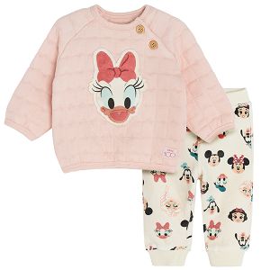 Disney jogging set with quilt Daisy Duck sweatshirt and pants