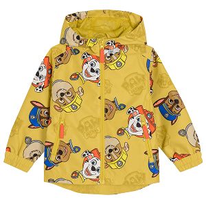 Paw Patrol yellow hooded jackets
