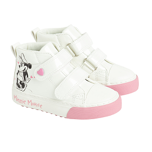 Minnie Mouse white training shoes