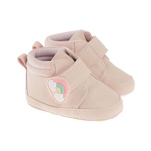 Ligh pink newborn slippers