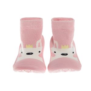 Light pink lama sock slippers- socks