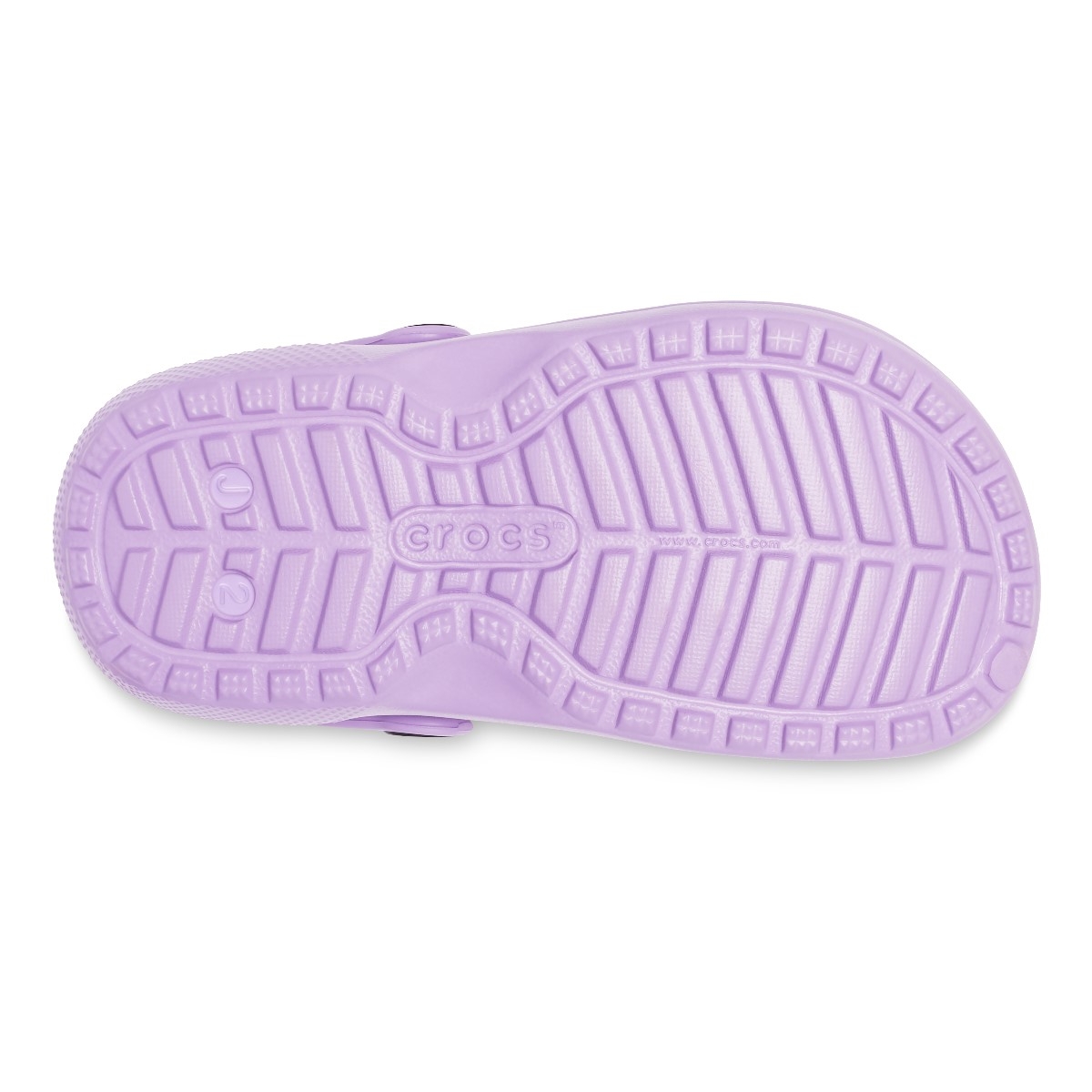Σαμπό Crocs με εσωτερική επένδυση γούνα λιλά Classic Lined Clog K