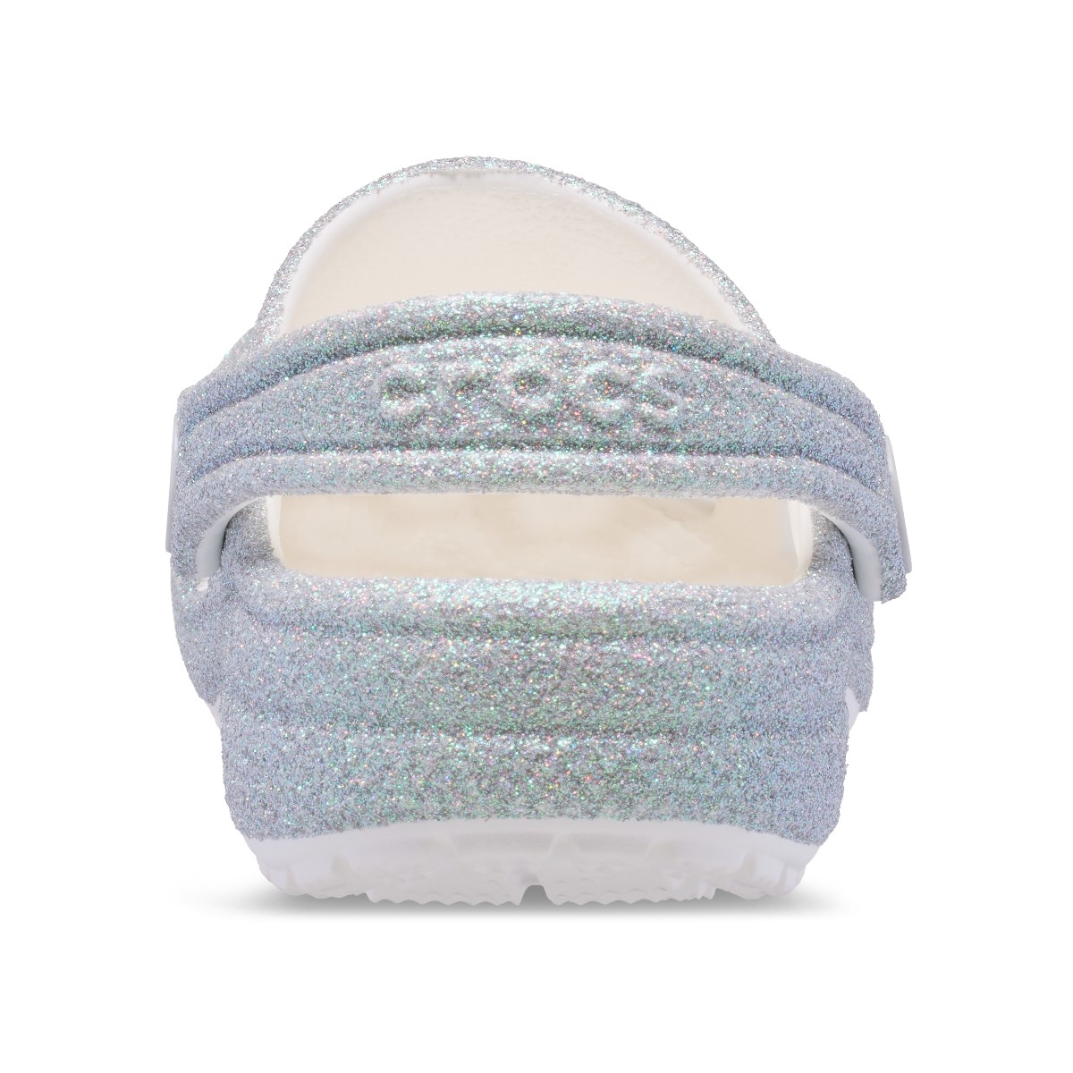 Σαμπό CROCS γκρι ανοιχτό Classic Iridescent Glitter CgT