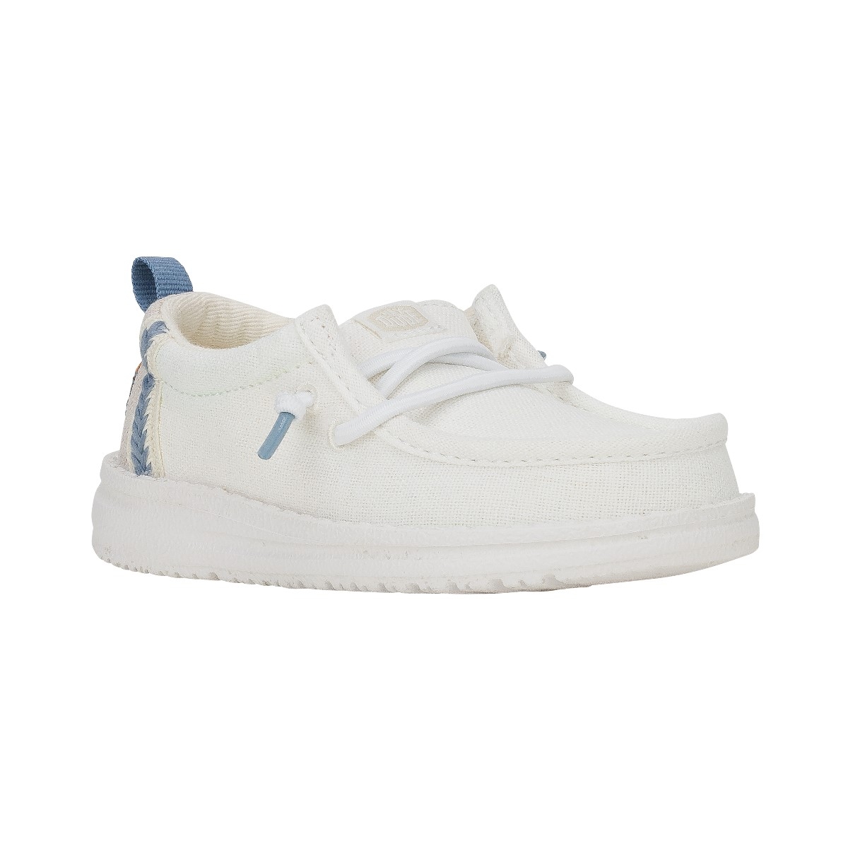 Wally T Summer Linen - White/Stone Grey