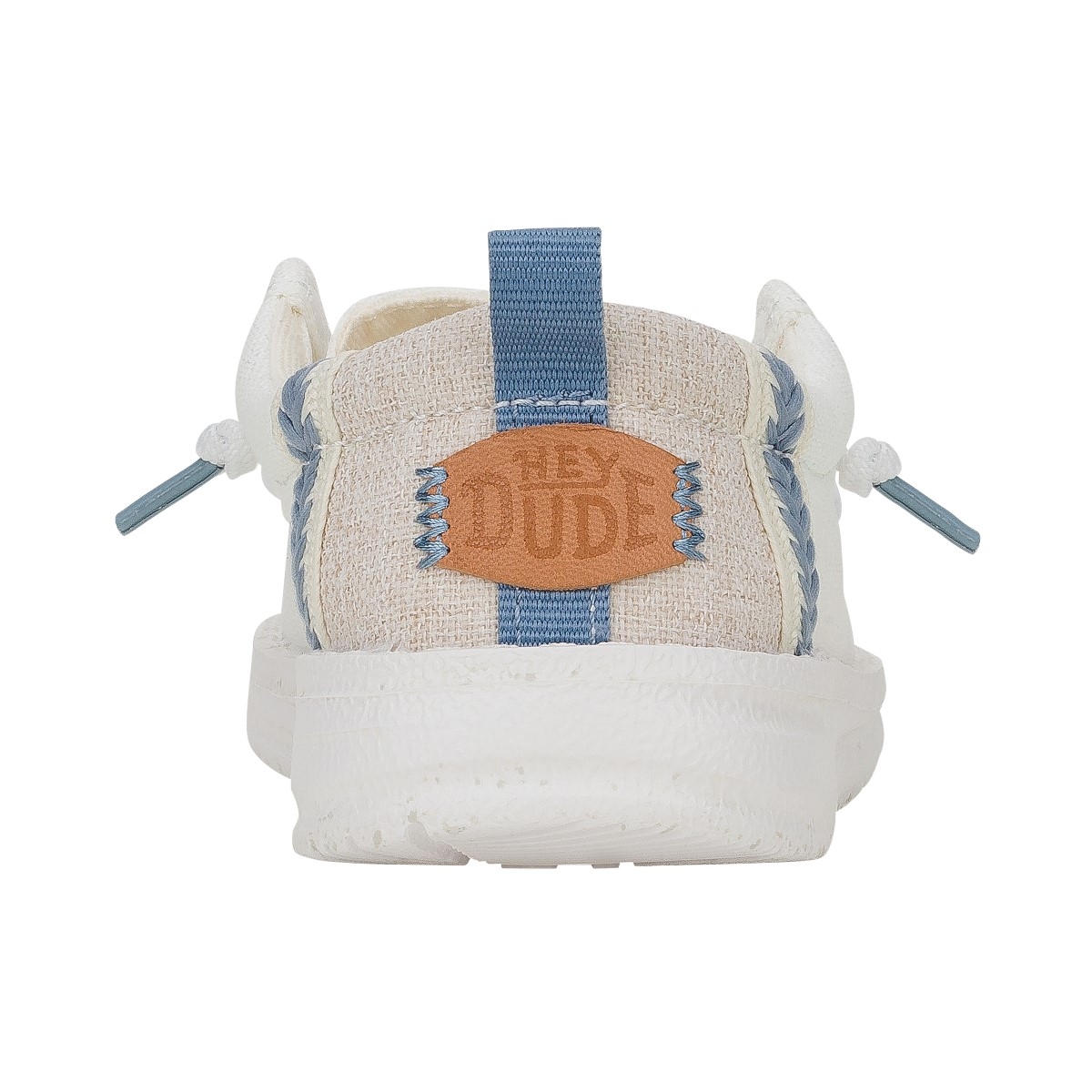 Wally T Summer Linen - White/Stone Grey