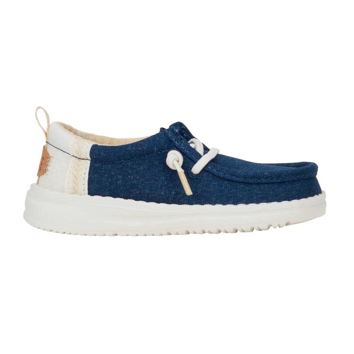 Wally T Summer Linen - Sargasso Blue/White