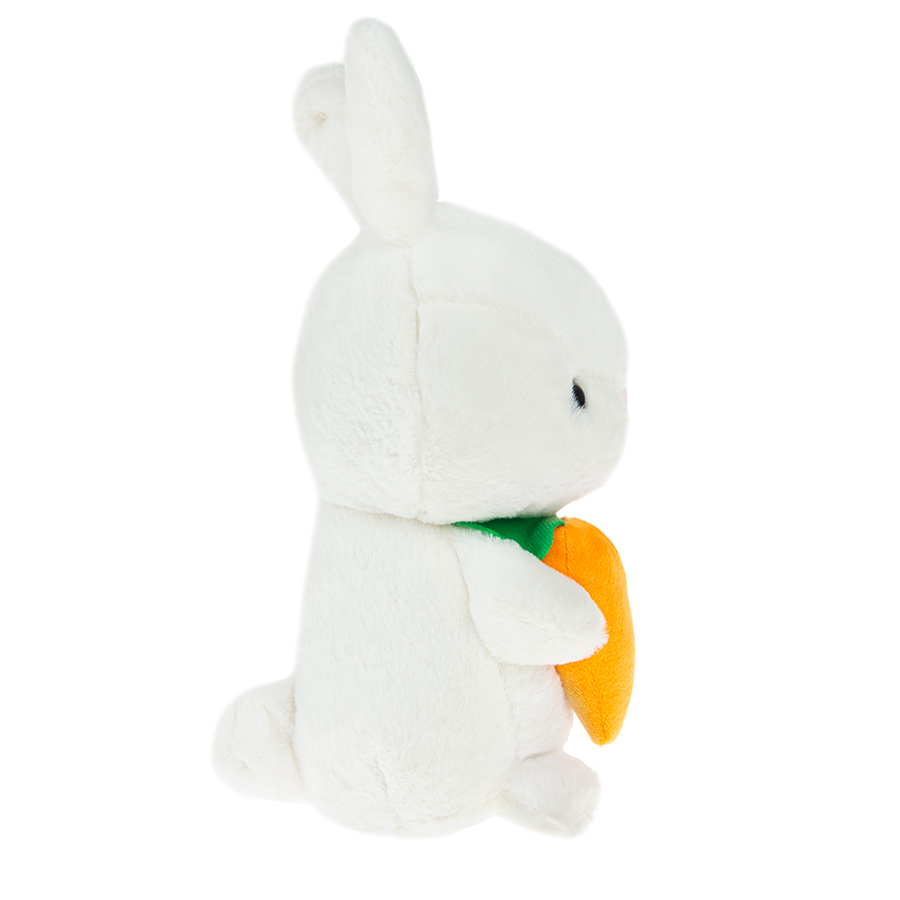 Plush bunny with carrot