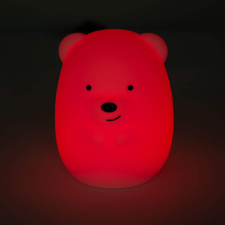 Λάμπα σιλικόνης LED αρκουδάκι