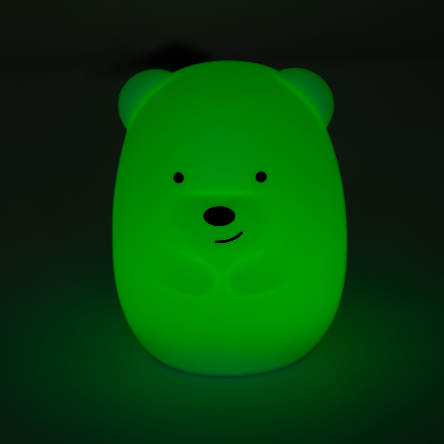 LED silicone lamp bear