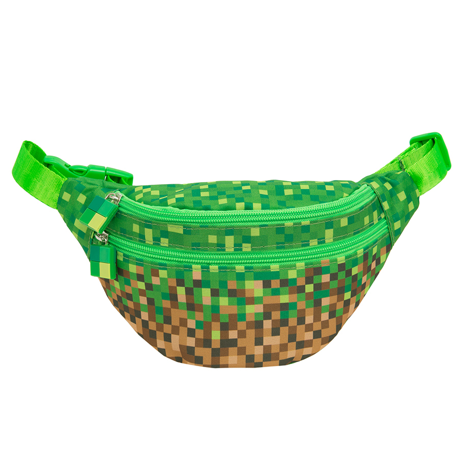 Τσαντάκι μπανάνα πράσινο με Pixels