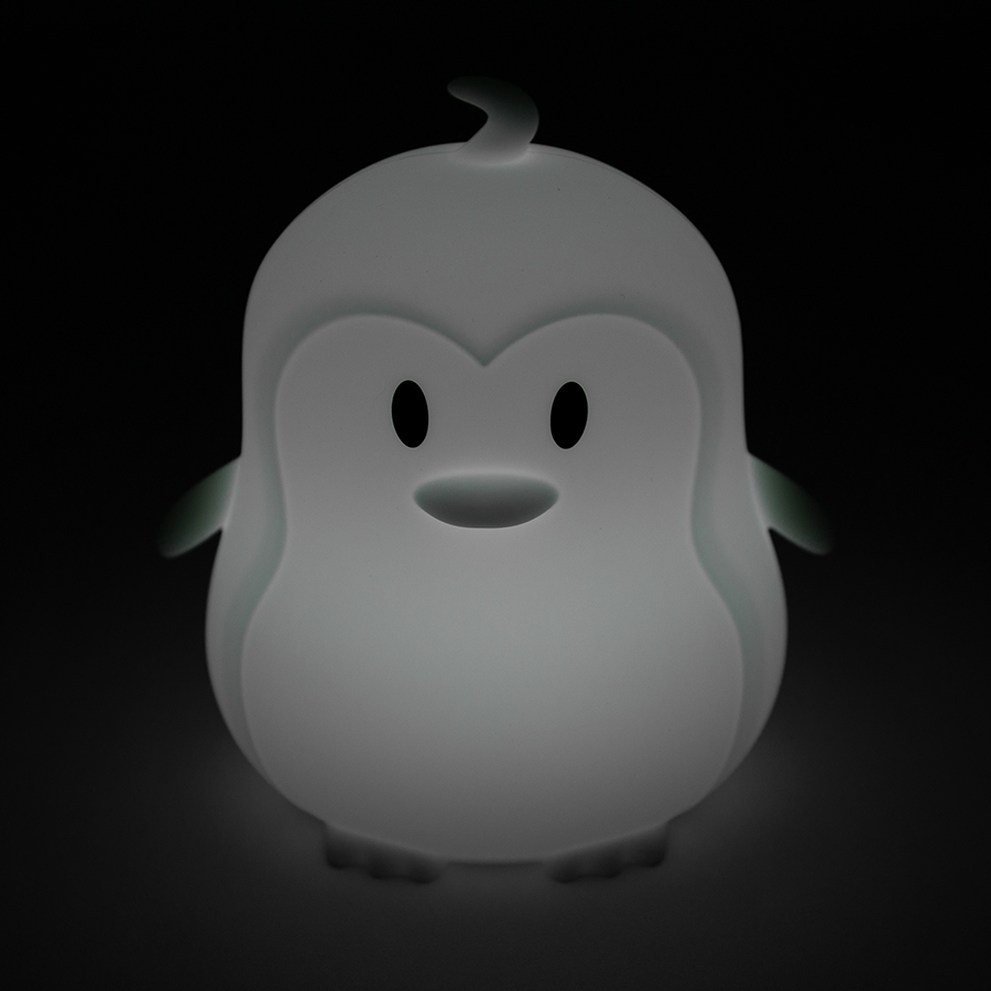 Silicone LED lamp penguin