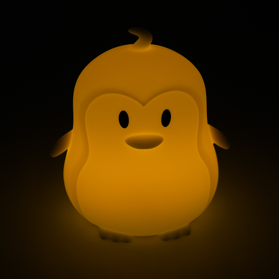 Silicone LED lamp penguin