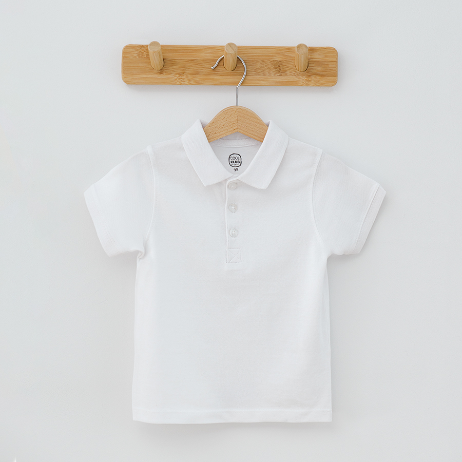 White polo T-shirt