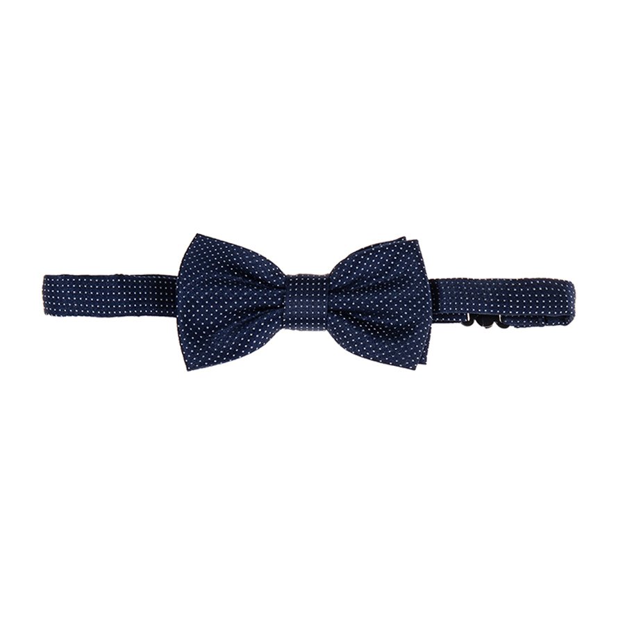 Blue headband with a bow