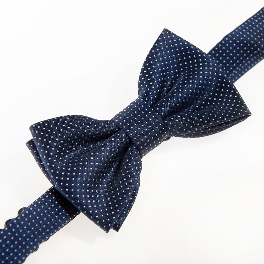 Blue headband with a bow