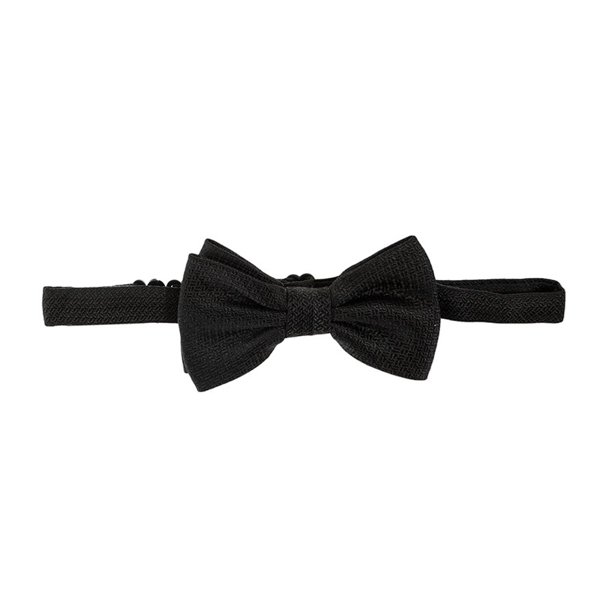 Black bow tie