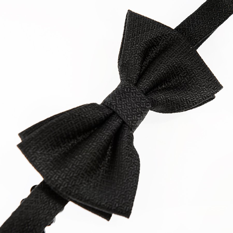 Black bow tie
