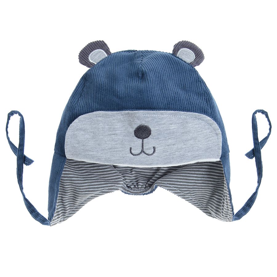 Navy blue bear cap