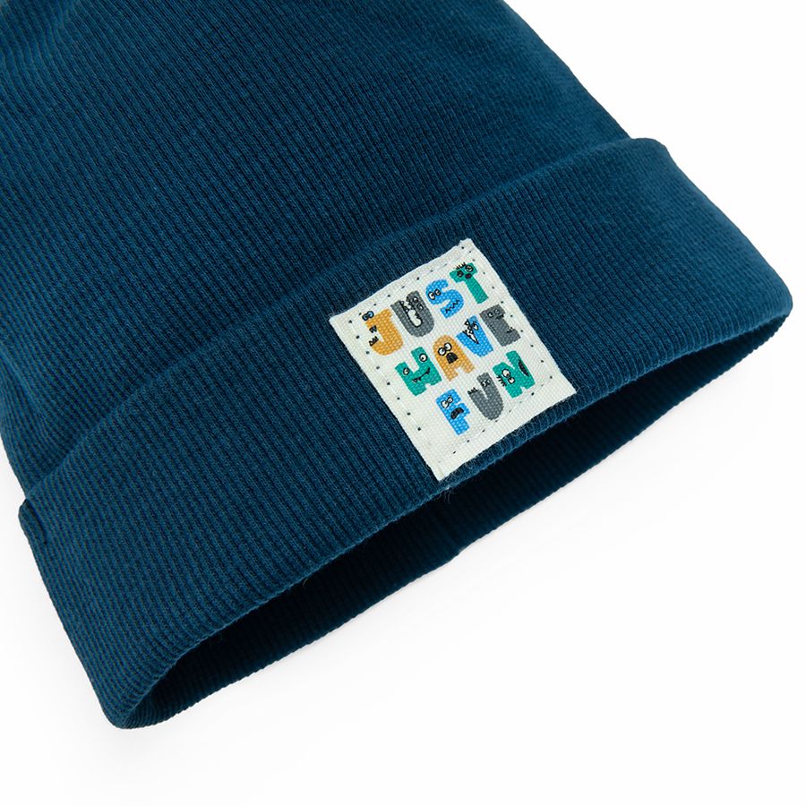 Navy blue cap