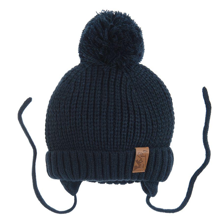 Navy blue winter cap