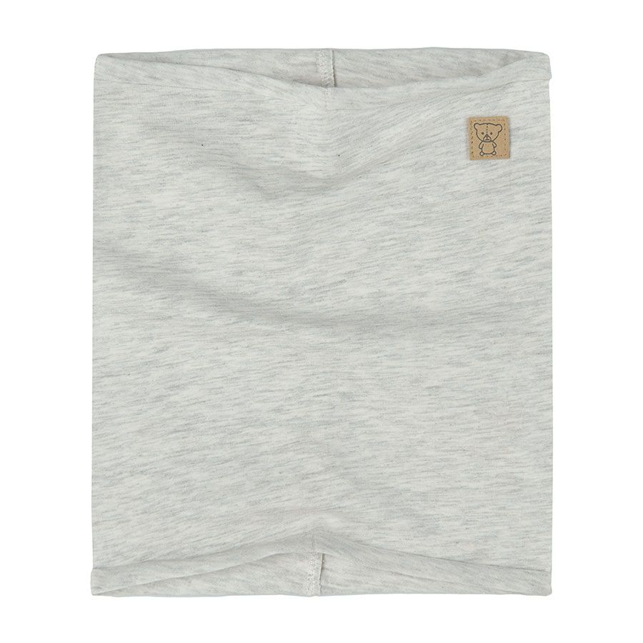 Grey melange snood scarf