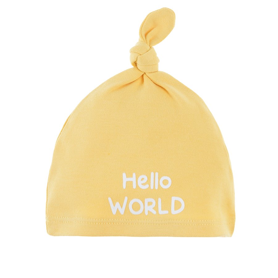 Yellow all year round beanie