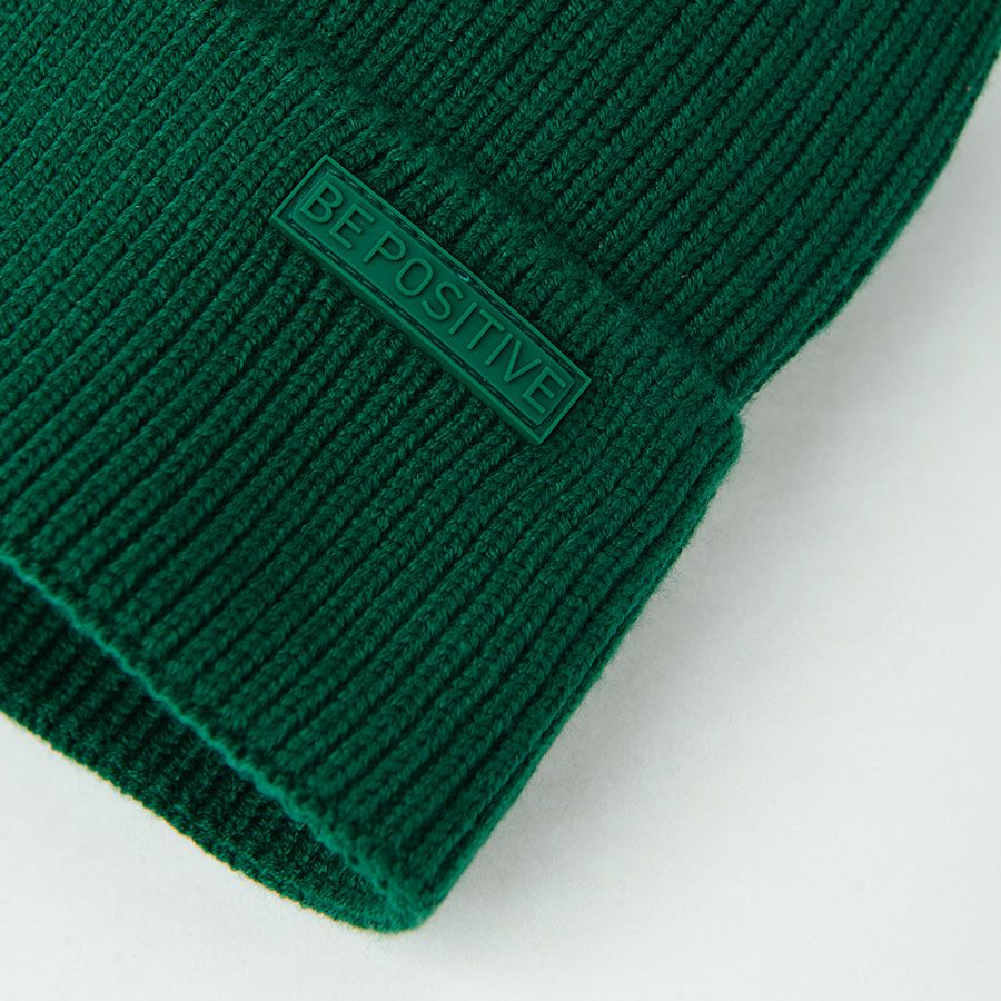 Dark green cap