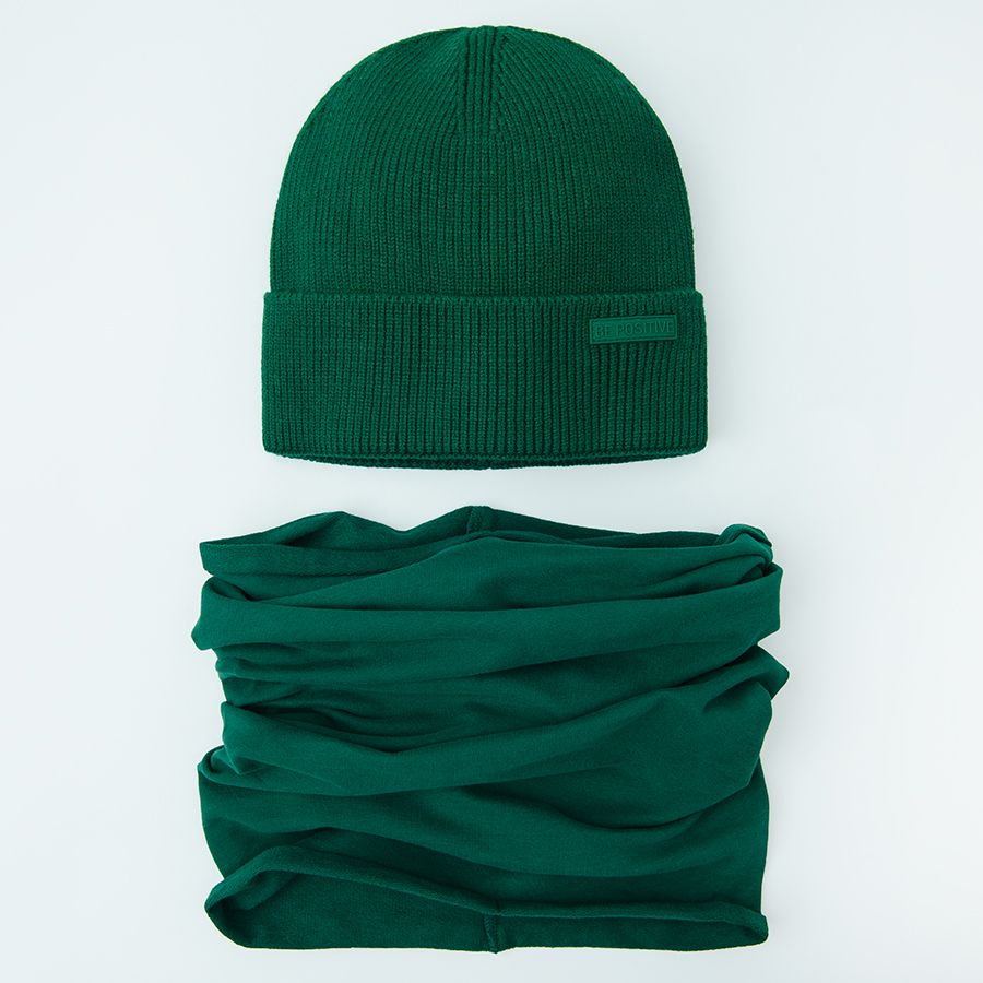 Dark green cap