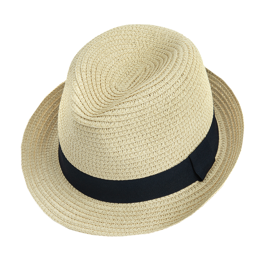 Ecru straw hat