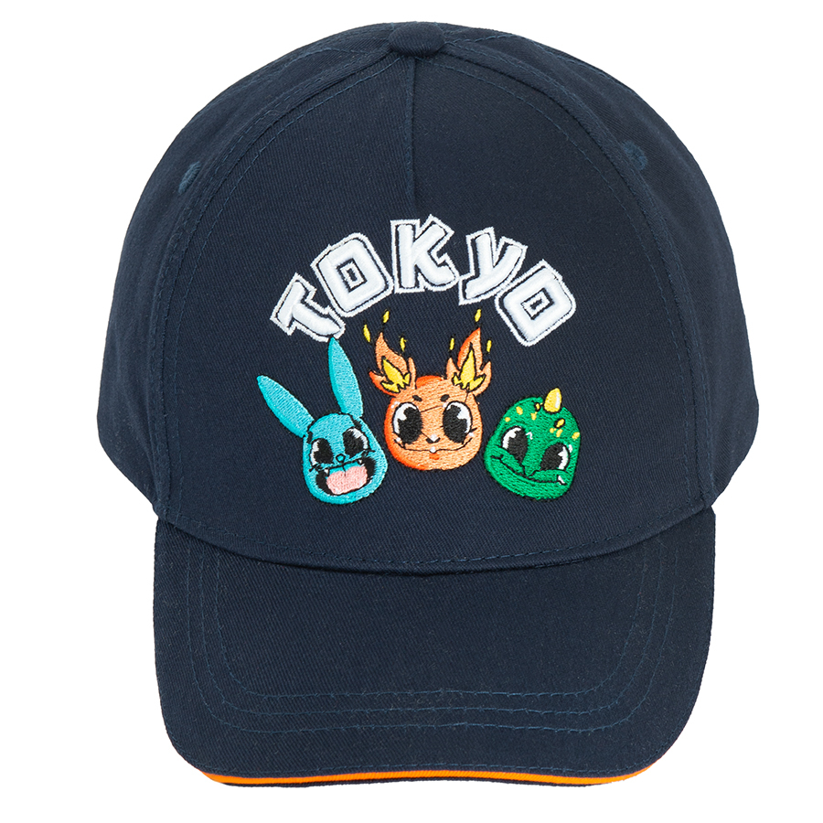 Καπέλο μπλε με στάμπα TOKYO