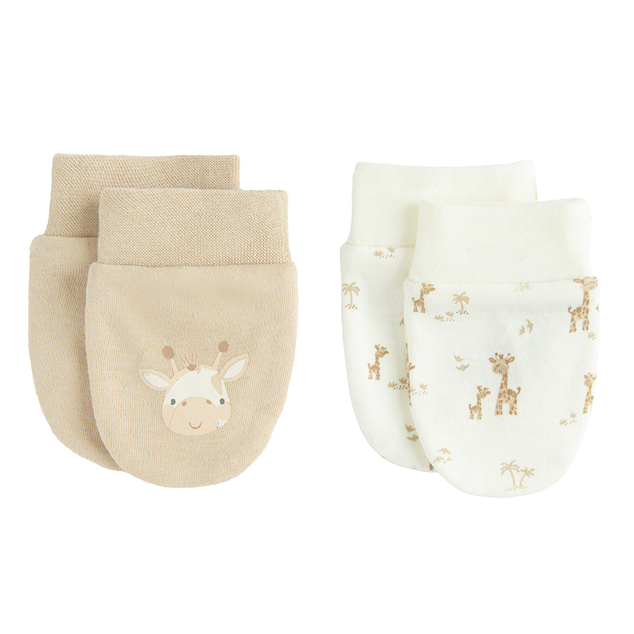 NEWBORN GLOVES 2-PK