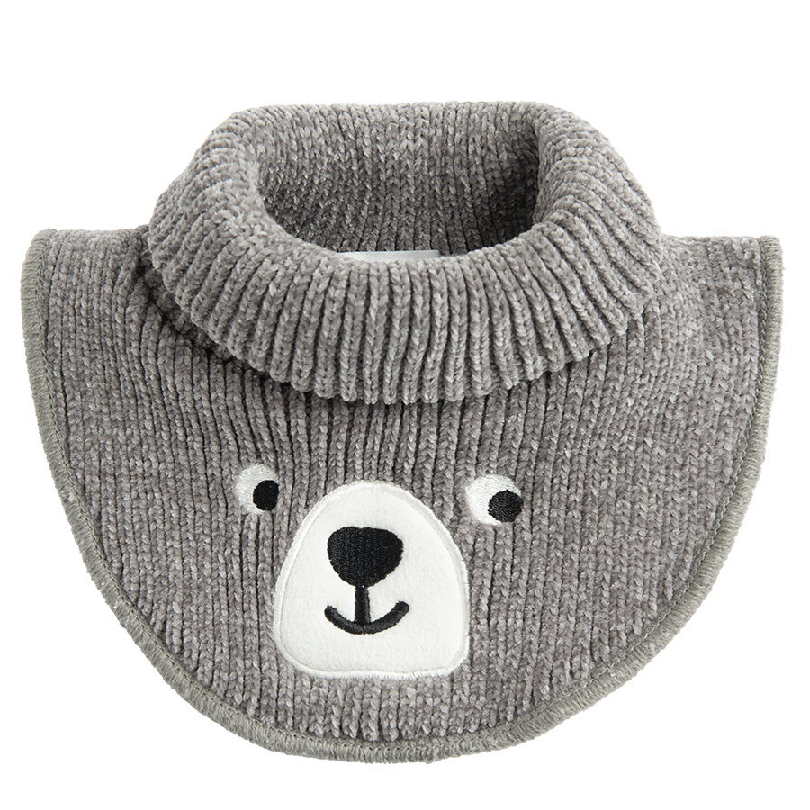 Λαιμός γκρι με κέντημα ζωάκι