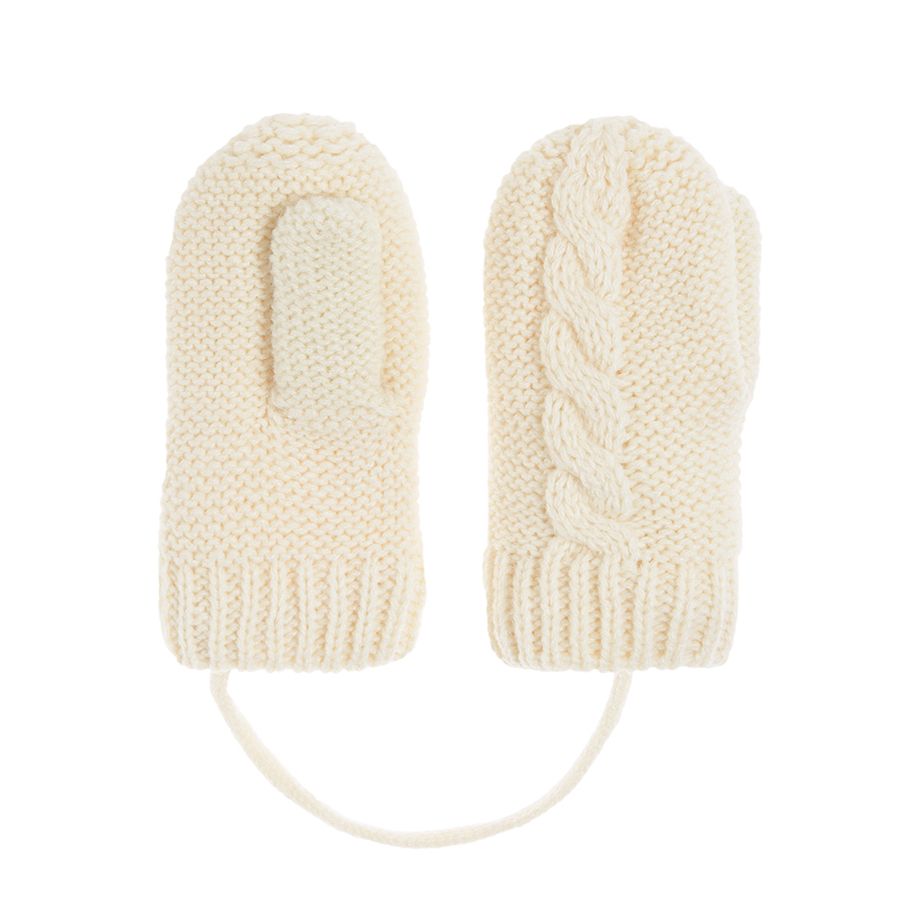 Cream gloves