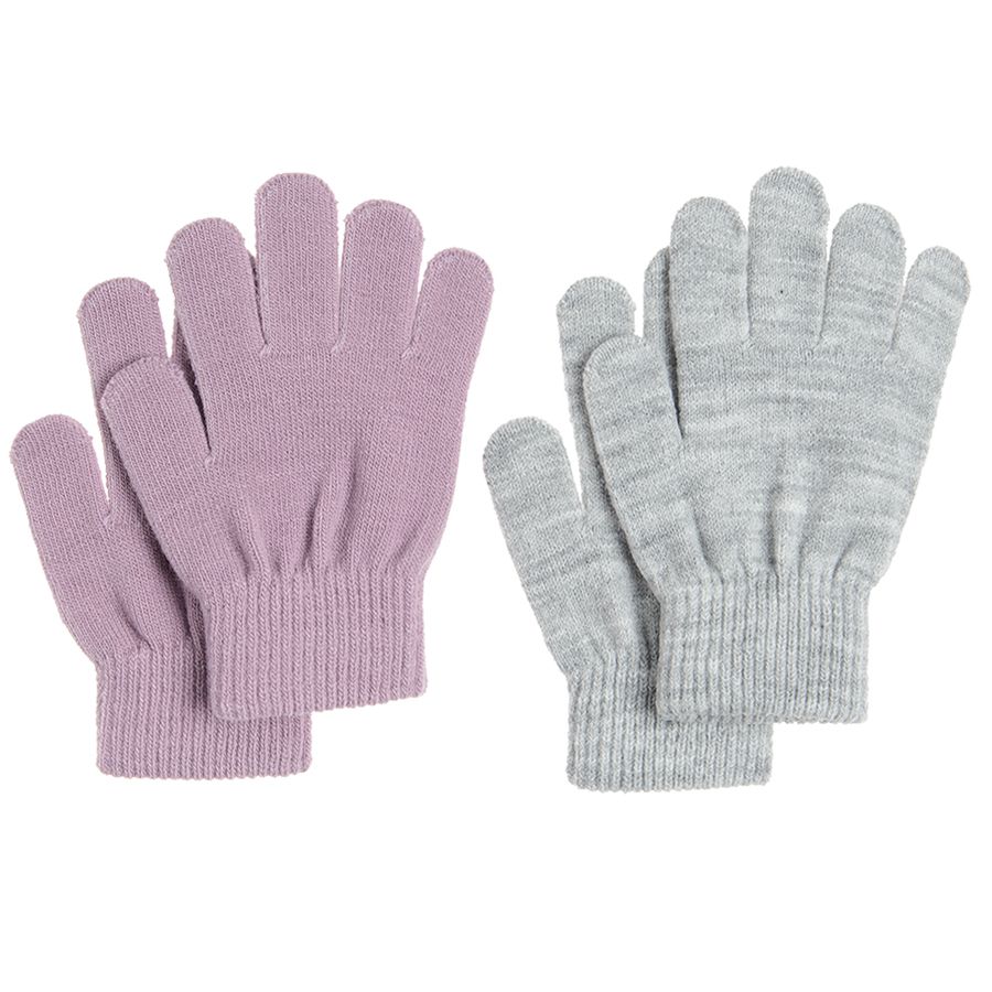 Mix color gloves 2 pack