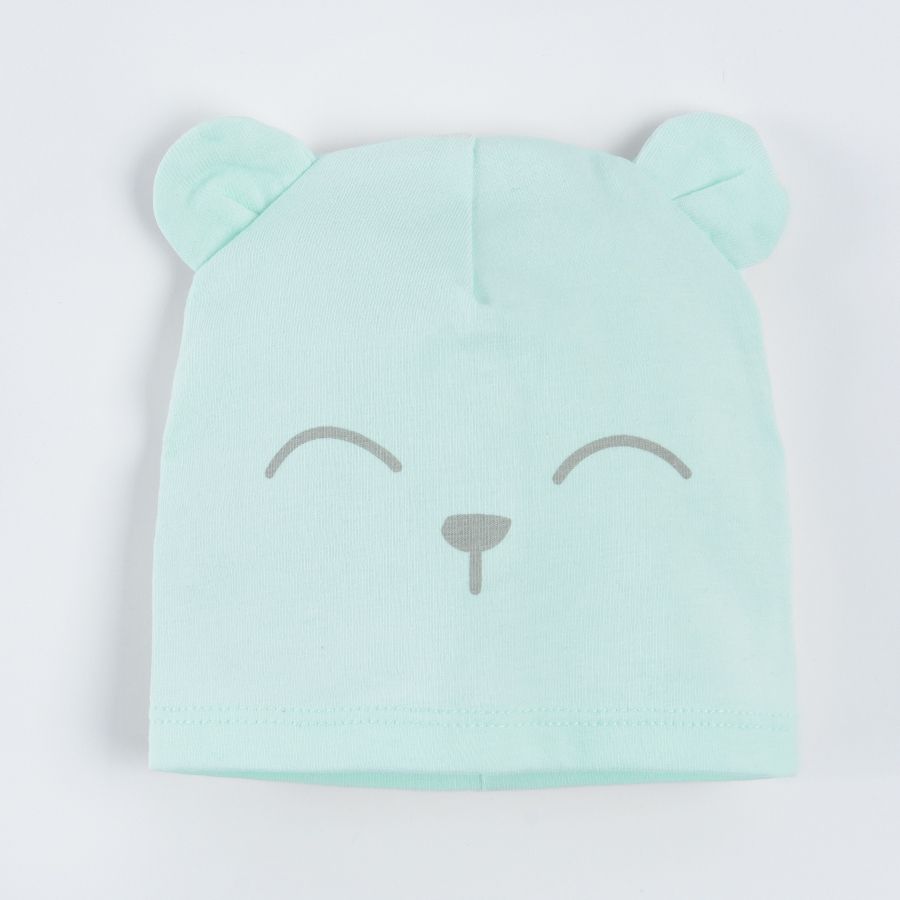 Mint and purple all year round beanies - 2 pack