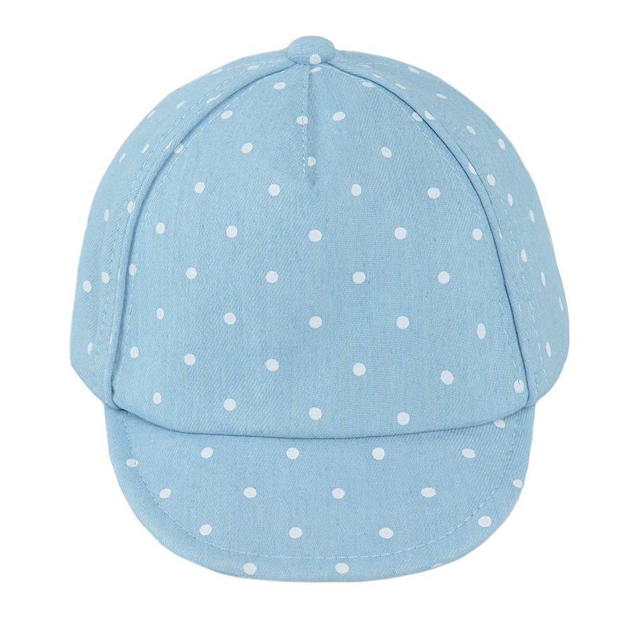 Light blue denim beanie