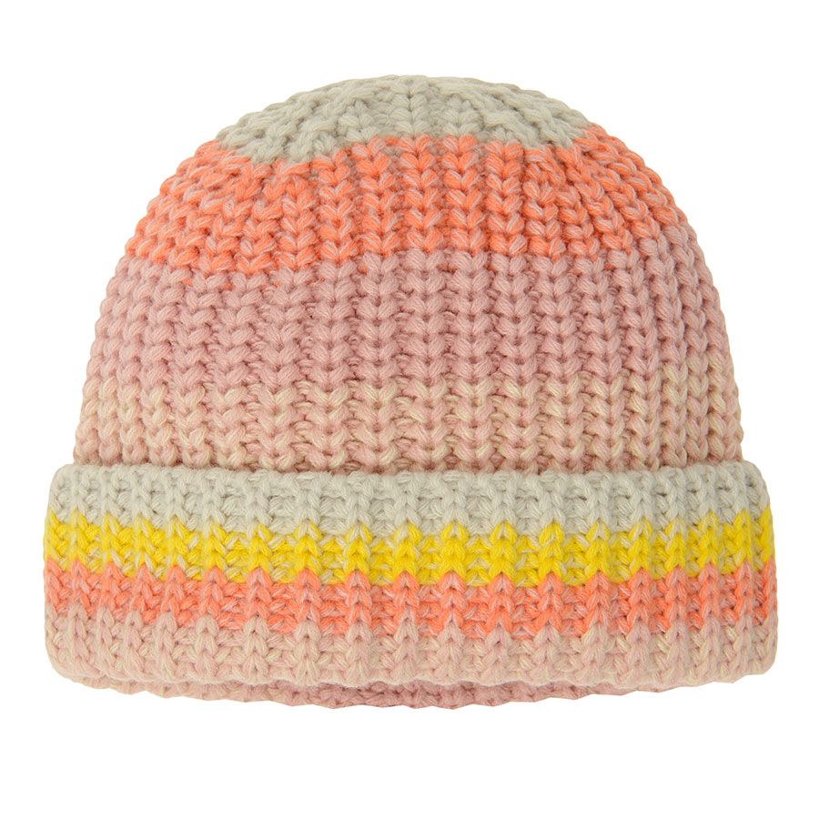 Knitted multi color cap