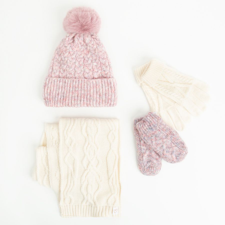 Pink mittens